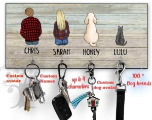 Personalized Key Holder for Wall Teepanda