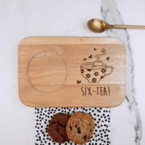 Engraved Tea Biscuits Board Teepanda