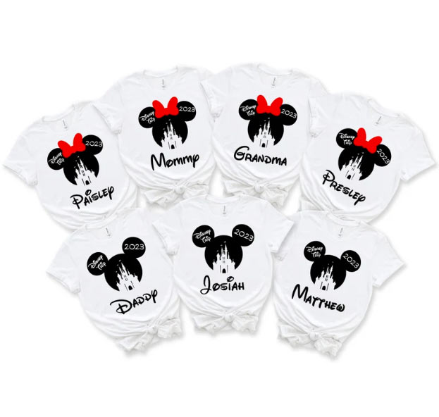 Disney Personalized Shirts for Family, Disney Trip Shirts, Custom Family Disney Shirts, Disneyworld Shirts Family, Disneyland Shirt, Couple Shirt