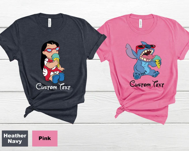 Custom Lilo and Stitch Shirt, Disney Matching Shirt, Disneyworld